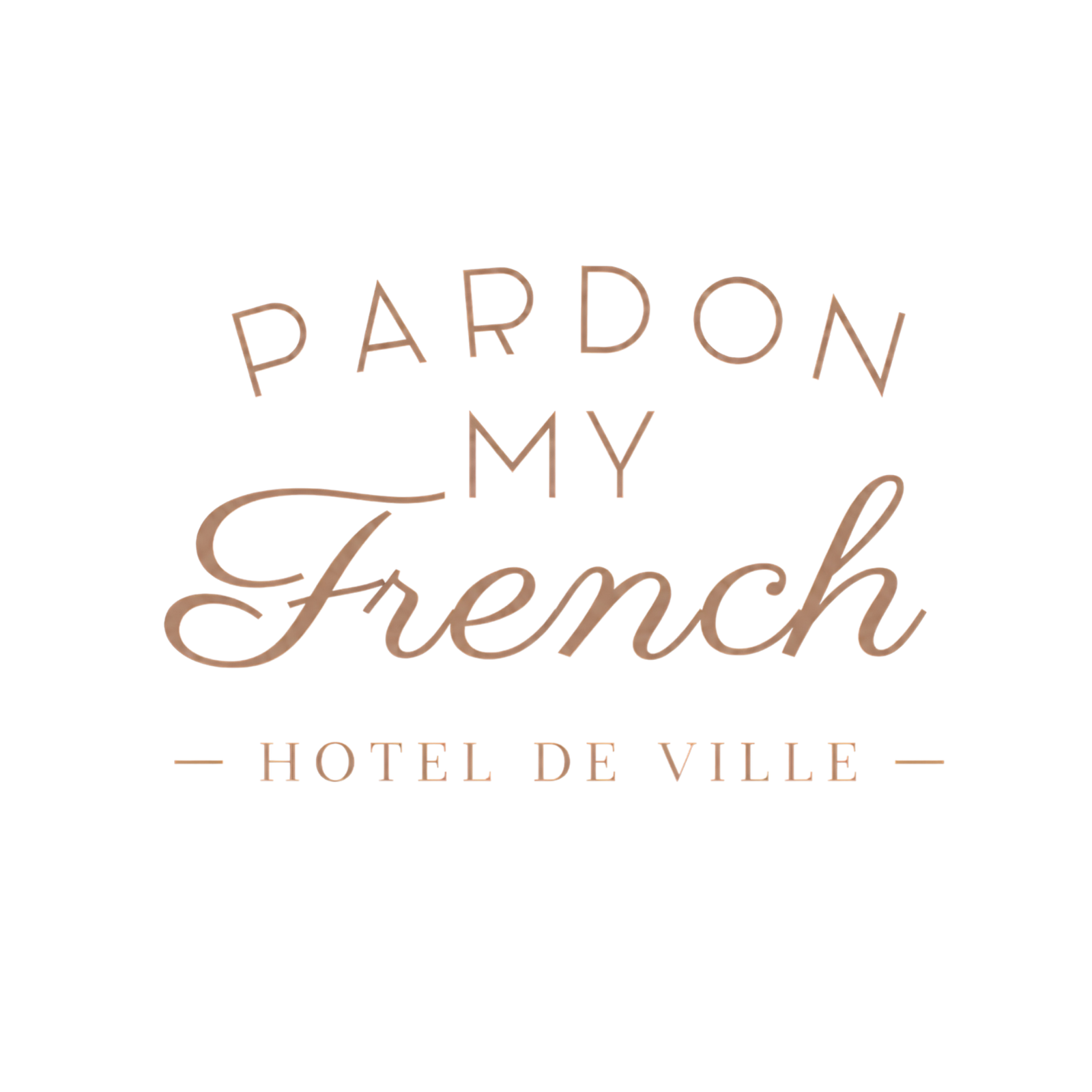Pardon My French de Ville logo
