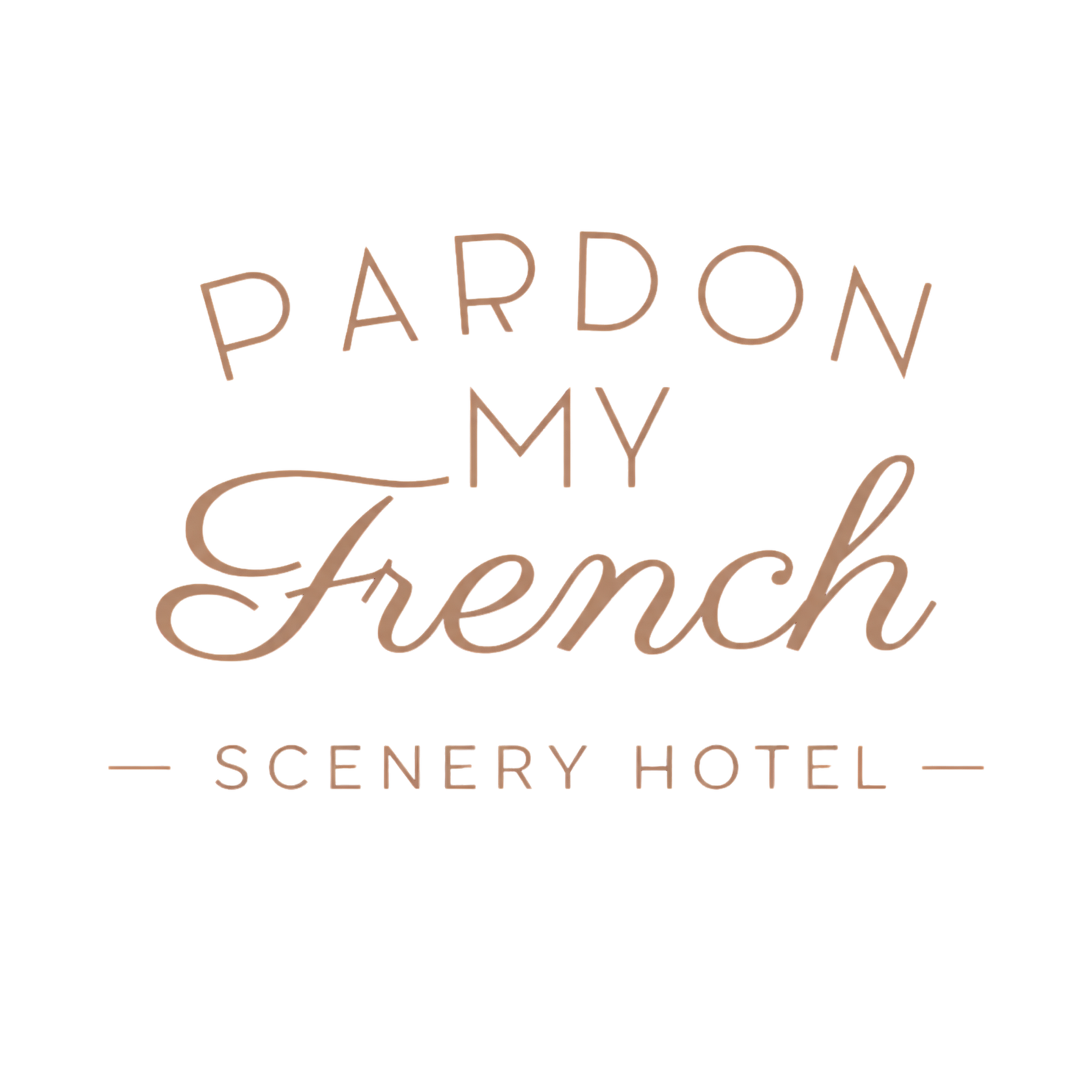 Pardon My French at Scenery Hotel logo